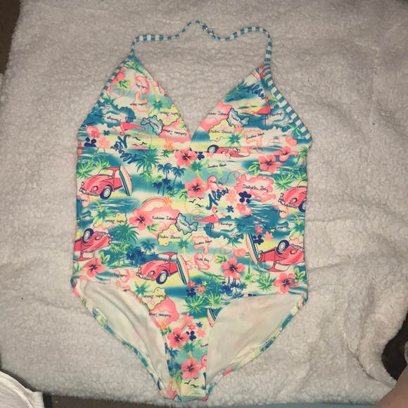OP Other - 🎁3for$10🎁OP map VW flamingo halter swimsuit